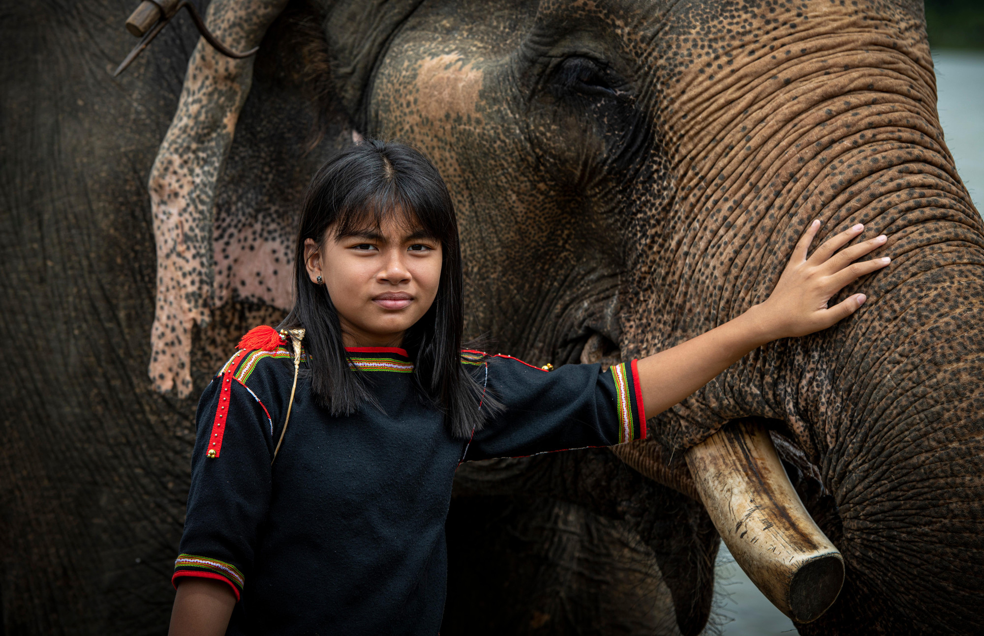 Женщина народности Мнонг. Фото: Тхань Дат Женщина народности Мнонг. Фото: Тхань Дат