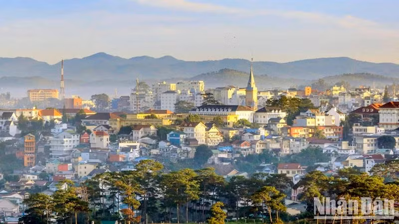 Город Далат.