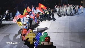 Изображение церемонии закрытия 33-х Игр Юго-Восточной Азии, состоявшейся в Таиланде в декабре 2025 года. Фото: ВИА