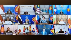 Общий вид заседания. Фото: МИД Вьетнама