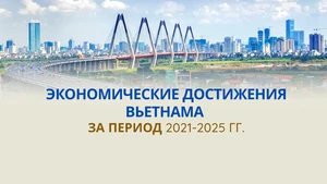 [Инфографика] Экономические достижения Вьетнама за период 2021-2025 гг. 