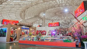 Весенняя ярмарка 2026 проходит с 2 по 8 февраля в Донгань (Ханой). Фото: ВИА