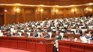 Общий вид 1-й сессии НА Лаоса X созыва Лаоса. Фото: Суан Ту /ВИА