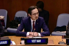 Посол До Хунг Вьет выступает на мероприятии. Фото: постоянная миссия Вьетнама при ООН