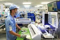 Производство электронных устройств на предприятии Rhythm Precision Vietnam Co., Ltd. в промышленной зоне Нойбай (Ханой). Фото: hanoimoi.vn