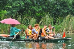 Туристы посещают туристический комплекс Чанган. Фото: ВИА