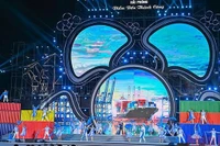 Общий вид церемонии открытия Фестиваля огненных цветов – 2022 г. Фото: Зюи Линь 