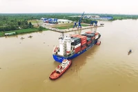 Порт Кайкуй в г. Кантхо.