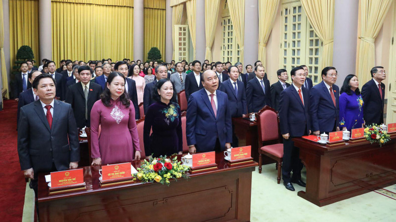 Делегаты на церемонии. Фото: vpctn.gov.vn Делегаты на церемонии. Фото: vpctn.gov.vn