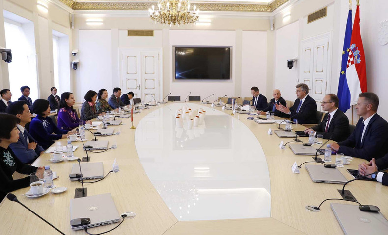 Общий вид переговоров. Фото: VNA Общий вид переговоров. Фото: VNA