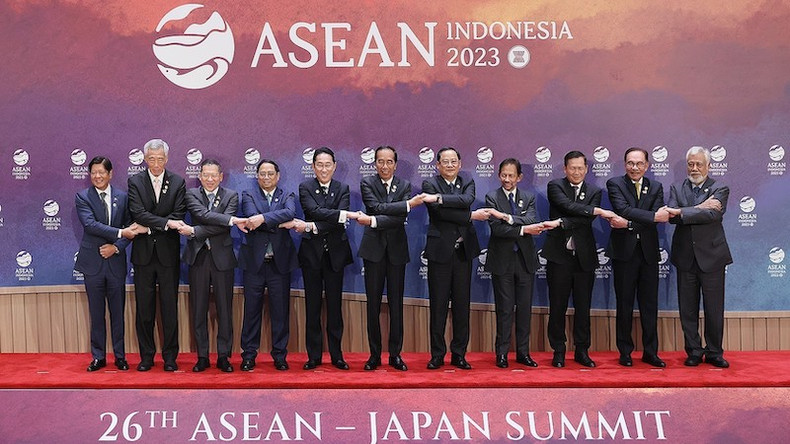 Главы делегаций-участников 26-го саммита АСЕАН-Япония. Фото: ВИА Главы делегаций-участников 26-го саммита АСЕАН-Япония. Фото: ВИА