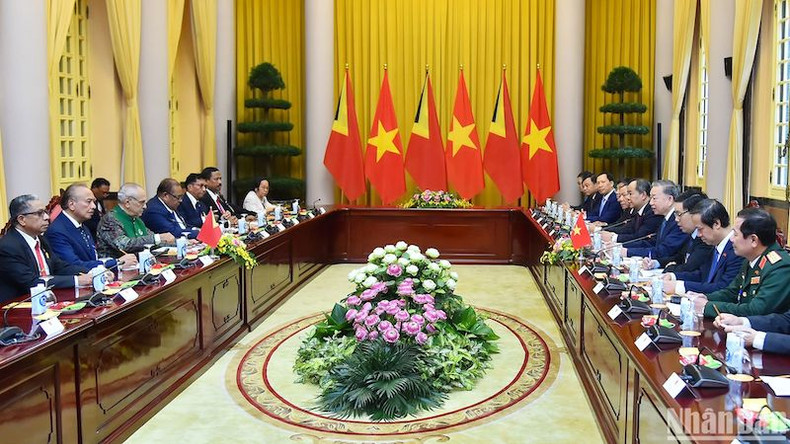 Общий вид переговоров. Фото: Тхюи Нгуен