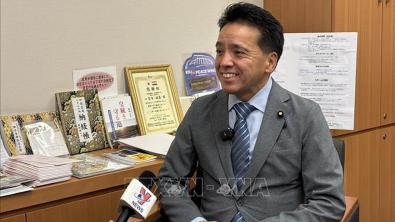 Депутат Палаты представителей Японии Сорамото Сэйки. Фото: ВИА Депутат Палаты представителей Японии Сорамото Сэйки. Фото: ВИА