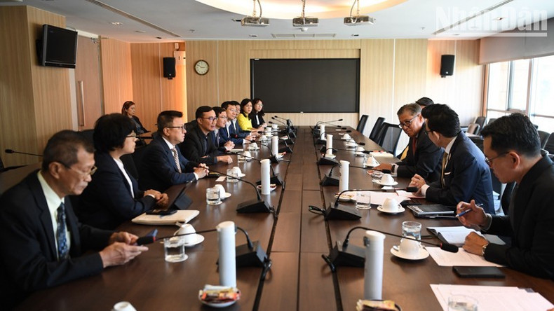 Рабочая встреча между Союзом журналистов Вьетнама и Министерством иностранных дел Таиланда.