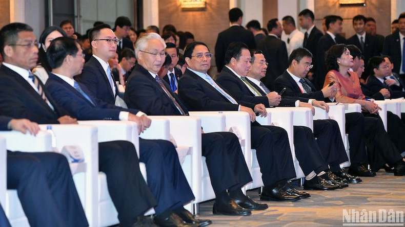 Делегаты на конференции. Фото: Тхань Жанг Делегаты на конференции. Фото: Тхань Жанг