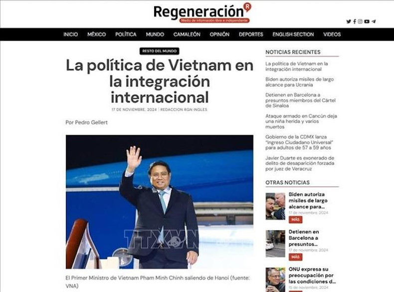 Статья в газете Regeneración. Фото: ВИА Статья в газете Regeneración. Фото: ВИА