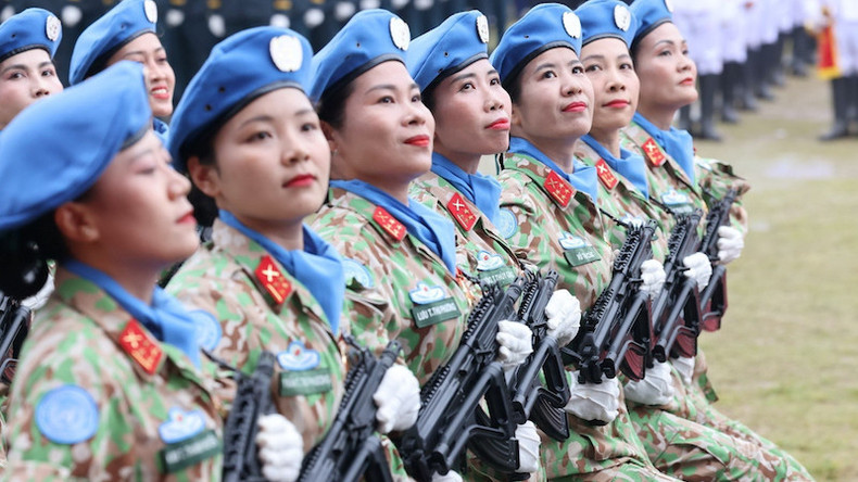 Вьетнамские женщины-миротворцы. Фото: ВИА Вьетнамские женщины-миротворцы. Фото: ВИА