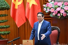 Премьер-министр Фам Минь Тьинь выступает на заседании. (Фото: Чан Хай)