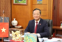 Посол Вьетнама в Лаосе Нгуен Минь Там. (Фото: Зюи Тоан)