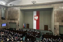 Заседание Сейма Польши по голосованию 17 октября. (Фото: VGP)