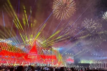 Фейерверк в рамках программы вызвал у зрителей бурю эмоций и восторг. (Фото: Чинь Зунг)