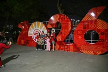 Мгновения, когда жители столицы встречают Весну Бинь Нго 2026 года