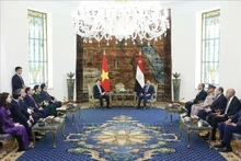 На переговорах президентов Вьетнама и Анголы в Луанде 7 августа 2025 года. (Фото: ВИA)