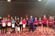 Команда сборной России по настольному теннису прибыла во Вьетнам 3 декабря, начав визит и программу товарищеских поединков.