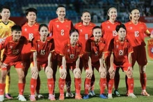 Стартовый состав женской сборной Вьетнама. (Фото: ВИА)