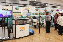 Стенд Вьетнама на Кино- и телевизионной ярмарке в Токио. (Фото: ВИА)