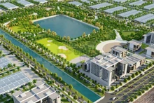 Перспективный вид промышленного парка Prodezi Лонган. (Фото: tapchikinhtetaichinh.vn)