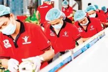 Предварительная обработка кокосов для экспорта на предприятии Vina T&T Group. (Фото: nhandan.vn)