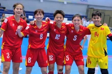 Вьетнамские игроки празднуют победу. (Фото: Thailand futsal)