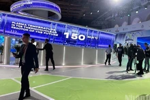 Стенды на Российской энергетической неделе. (Фото: Тхюи Ван)