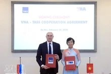 Церемония подписания Соглашения о сотрудничестве между ВИА и ТАСС (Российская Федерация). (Фото: ВИА)