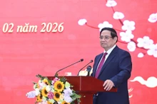 [Фото] Премьер-министр Фам Минь Тьинь посетил Вьетнамскую академию общественных наук