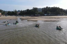 Рыбаки города Хошимин отмечают богатый улов сардины