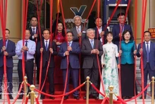 Церемония открытия штаб-квартиры Исполнительного органа VIFC-HCMC. (Фото: Вьетнам+)