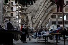 Жители на одном из рынков в секторе Газа, 15 января 2026 года. (Фото: Синьхуа/ВИА)