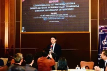 Заместитель директора Национального центра инноваций Во Суан Хоай на мероприятии. (Фото: NIC)