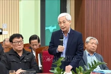 Профессор доктор Дао Суан Хок, председатель Вьетнамской ассоциации ирригации. (Фото: ВИA)