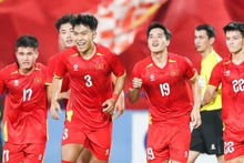 Сборная U23 Вьетнама успешно выступила в отборочном раунде Кубка Азии U23 2026 г., одержав три победы в трех матчах. (Фото: Федерация футбола Вьетнама)