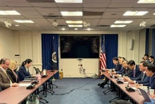 Участники официальной технической сессии переговоров между Вьетнамом и США. (Фото: ВИA)