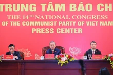 Генеральный секретарь То Лам проводит пресс-конференцию, объявляя итоги XIV Всевьетнамского съезда КПВ. (Фото: ВИА)