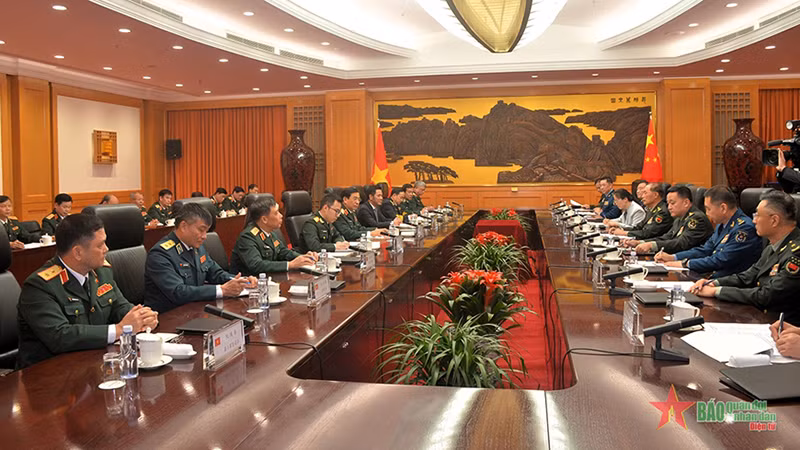Общий вид переговоров. Фото: qdnd.vn Общий вид переговоров. Фото: qdnd.vn