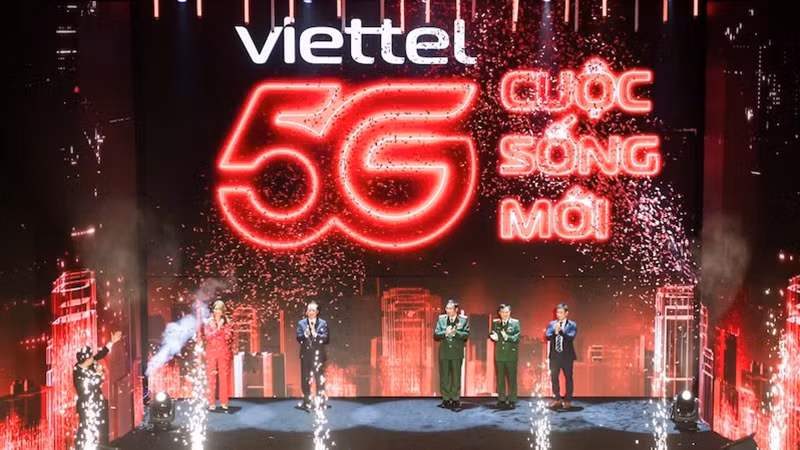 Церемония запуска сети 5G Viettel. 