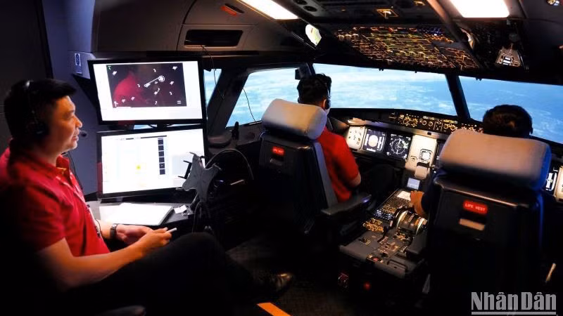 Обучение пилотов в Авиационной академии Vietjet.