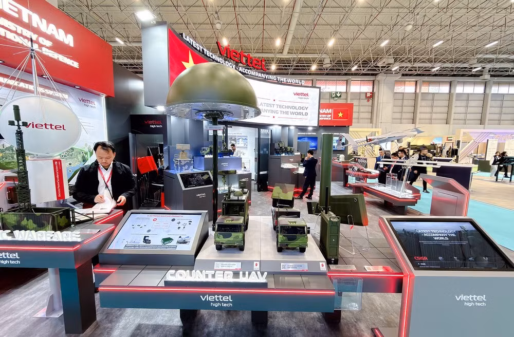Стенд Viettel на выставке.