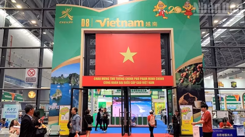 Национальный павильон Вьетнама на CAEXPO-2023. Фото: Хыу Хынг