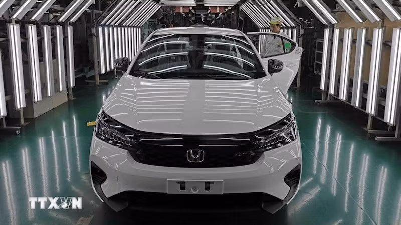 ЗаводеHonda в Фукйене провинции Футхо. Фото: ВИА